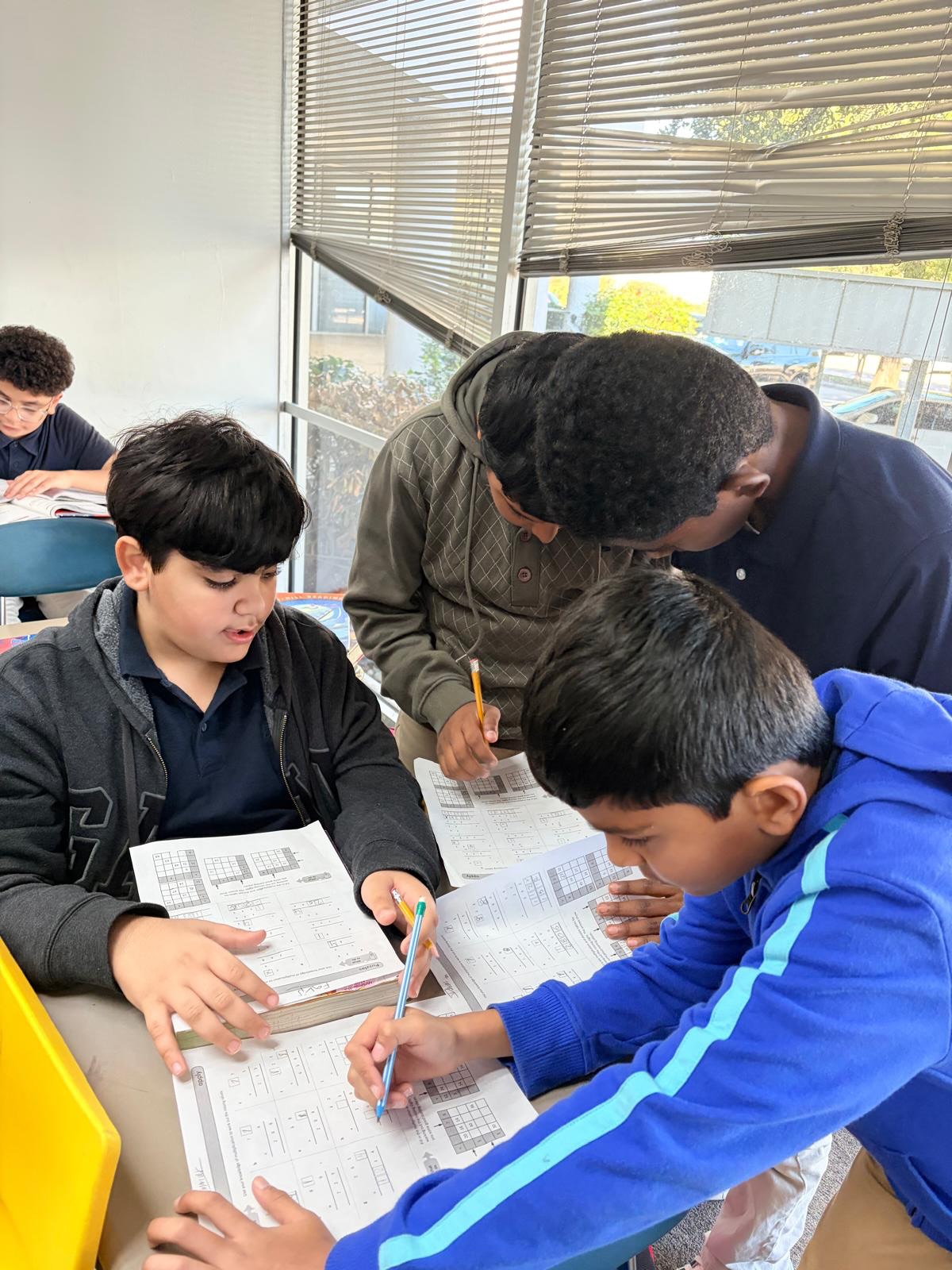 5th graders group photo at Salam Academy